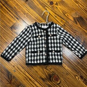 Lola + the boys Houndstooth Jacket Size 4/5